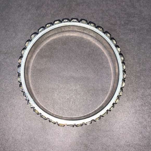 silver sparkle chunky bracelet - Picture 3 of 8